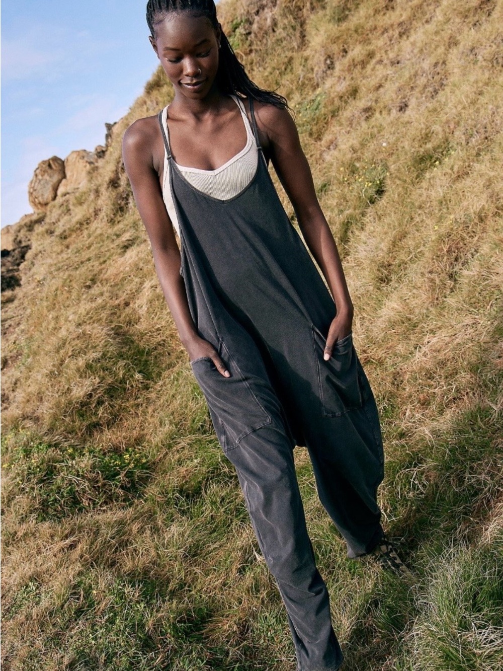 Free People hotshot onsie xs
